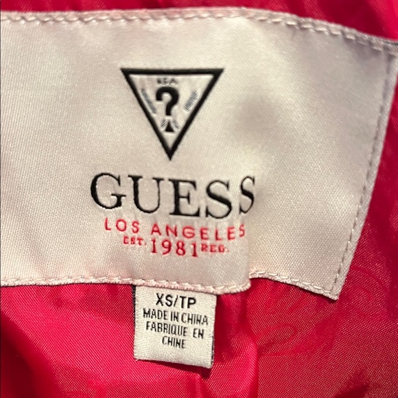 Guess Los Angeles Vibrant Pink Peacoat - XS - Picture 2 of 10